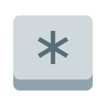 Chiave asterisco icon