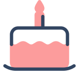 Pastel de cumpleaños icon