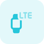 Advance LTE cellular version of smartwatch series icon