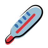 Fieberthermometer icon