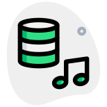 Music and audio storage on local drive server icon