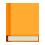 livro laranja icon