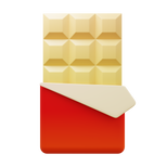 Плитка белого шоколада icon