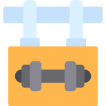 gym sign board icon