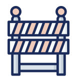 Road Barrier icon