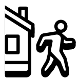 Leave House icon