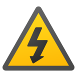 peligro de electricidad icon