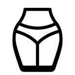 女性のヒップ icon