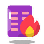 Building on Fire icon