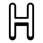 H icon