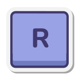 R Key icon