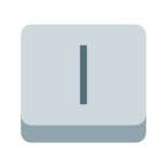 垂直线键 icon