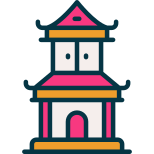 chinese temple icon