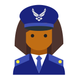 Comandante-de-la-fuerza-aerea-mujer-tipo-5 icon
