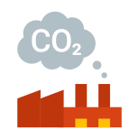 工厂排放 icon