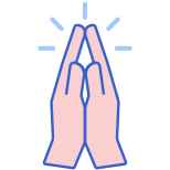 oração-externa-religião-flaticons-linear-color-flat-icons icon