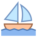 Barco a vela icon