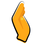 Hand Side View icon