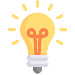 Bulb idea icon