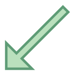 Down Left Arrow icon