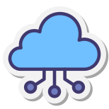 Sviluppo cloud icon