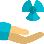 Share nuclear energy power plant running strategy icon