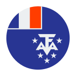 Круговой круг французских южных территорий icon