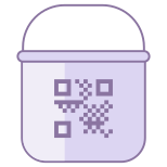 Paint Bucket With QR icon