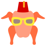 pavo-con-gafas icon