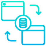 Datos en ambas direcciones icon