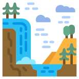 Waterfall icon