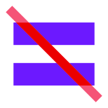 Not Equal icon