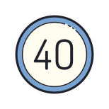 40 círculos icon