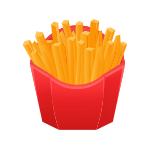 감자튀김 이모티콘 icon