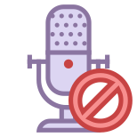 Block Microphone icon