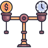 Time money Balance icon