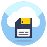 Cloud Memory Card icon