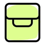 Headphone in the charging case recharging device icon