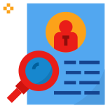 external-find-recruitment-flat-flat-geotatah icon