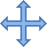 Redimensionner Quatre Directions icon