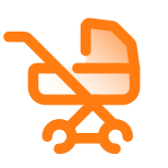 Baby Stroller icon