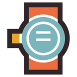 Vista posteriore orologi icon