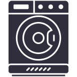 Laundry washing machine icon
