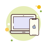 ноутбук и iphone-x icon
