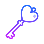 Heart Key icon