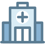 Health clinic icon