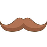 Moustache anglaise icon