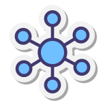 중앙 집중식 네트워크 icon