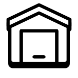 Garage geschlossen icon