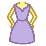 Vestido modelado icon